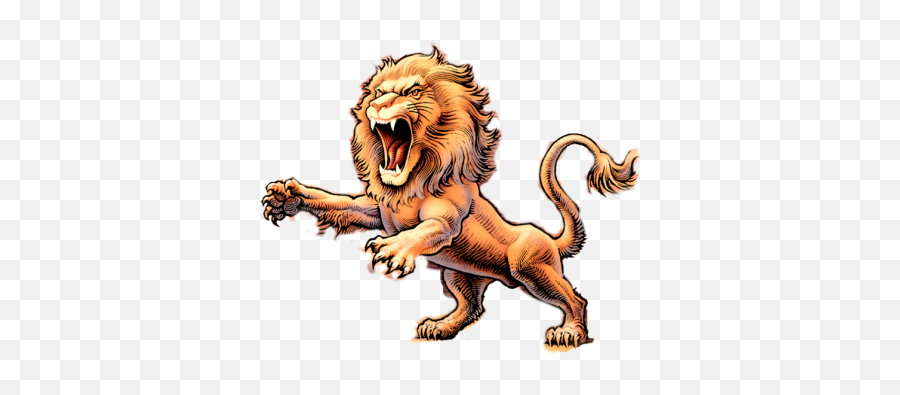 Blue - Lionheadpng14png Snipstock Emoji,Lion Cartoon Picture With All Emotions