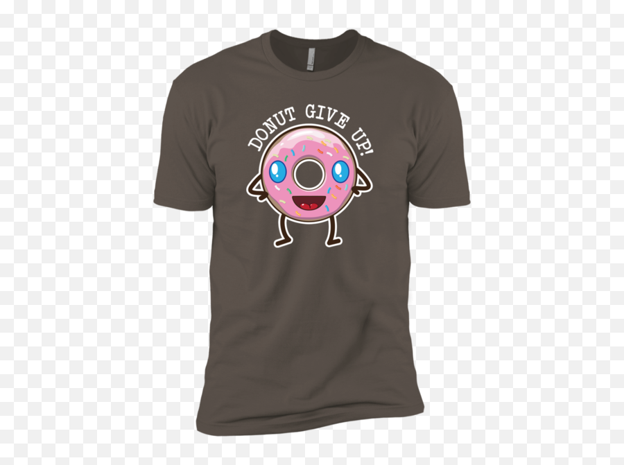 Donut Give Up - Tshirt U2013 Tisforshirt Emoji,Nut Emoticon Active