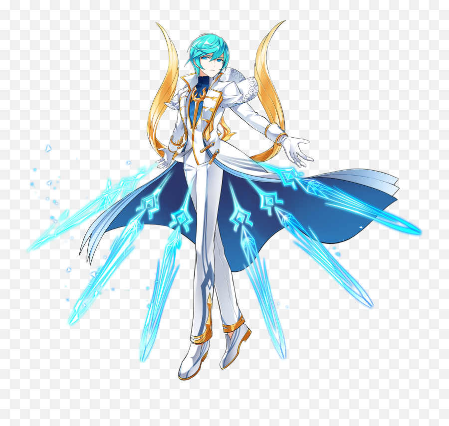 Elsword Character Art Anime Guys - Arme Thaumaturgy Ain Elsword Emoji,Erbluhen Emotion