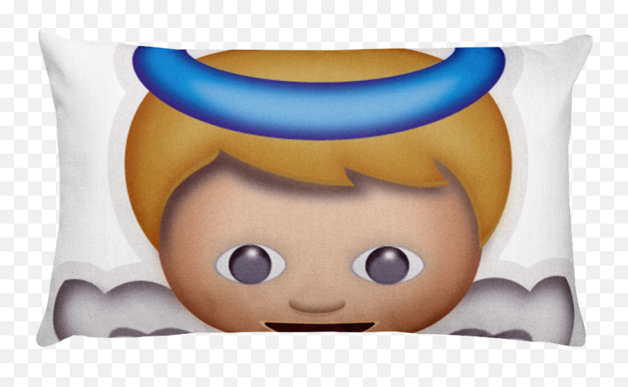 Emoji Bed Pillow - Emoticones De Whatsapp Angelito Full,Emoji Pollows