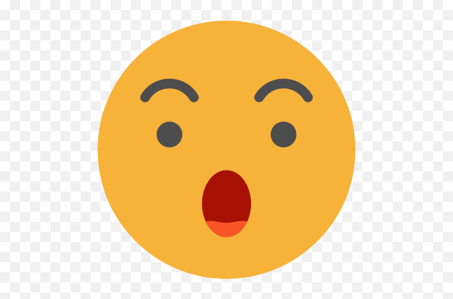 Emoticons Icon Myiconfinder - Happy Emoji,Shocked Emoticon