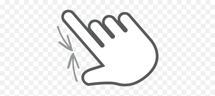 Hand Scroll Left Finger Gesture Swipe Interactive Icon Emoji,Cool Emoji Fingers Pinch