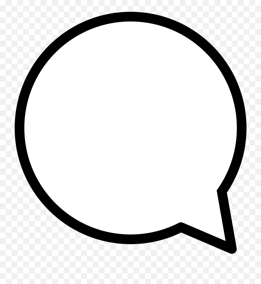 Left Speech Bubble Emoji - Dot,Chat Bubble Emoji