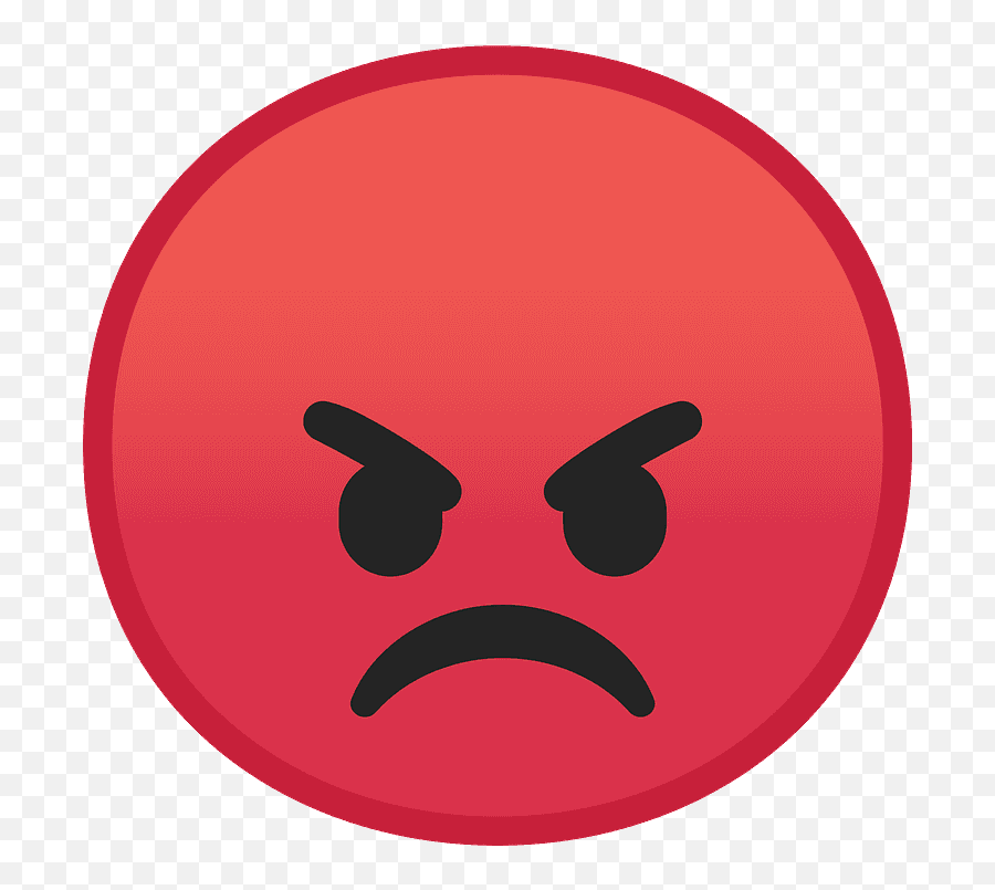 Pouting Face Emoji Meaning With - Transparent Angry Face Clipart,Angry Emoji
