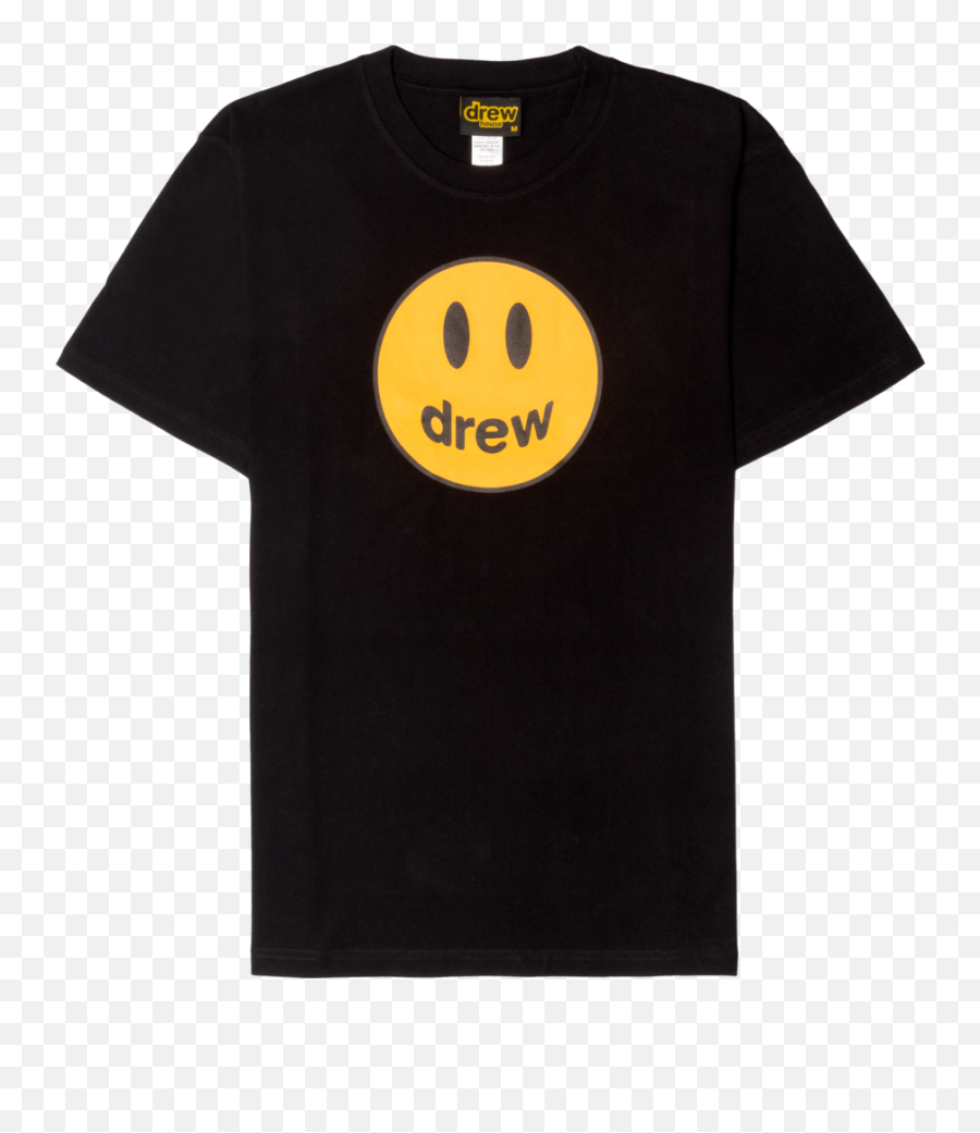 Drew House Secret Black Teeu2013 Urbn Lmtd - Happy Emoji,Yolo Emoticon