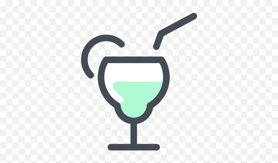 Beach Cocktail Icon U2013 Free Download Png And Vector - Wine Glass Emoji,Emoji Apple And Cocktail