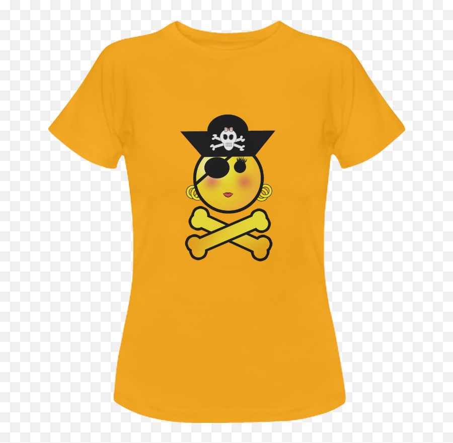 Pirate Emoticon - Smiley Emoji Girl Womenu0027s Classic Tshirt Model T17 Id D536359 Human Height,Pirate Emoji