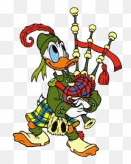 Bagpipes Clipart Black And White - Donald Duck Bagpipes Emoji,Bagpipes Emoji