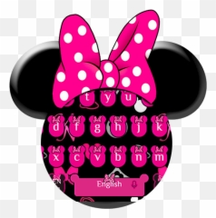 Pink Love Graffiti Mouse Keyboard Theme - Minnie Mouse Baby Shower Invitation Template Free Emoji,Teclado Emoji Go Keyboard