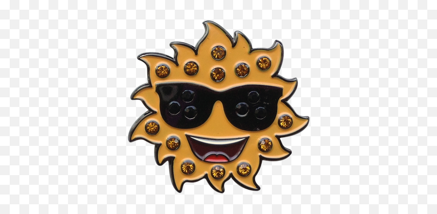 Sunglasses Ball Marker Hat Clip With - Happy Emoji,Montreal Canadiens Emoticon