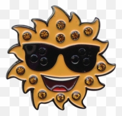 Sunglasses Ball Marker Hat Clip With - Happy Emoji,Montreal Canadiens Emoticon