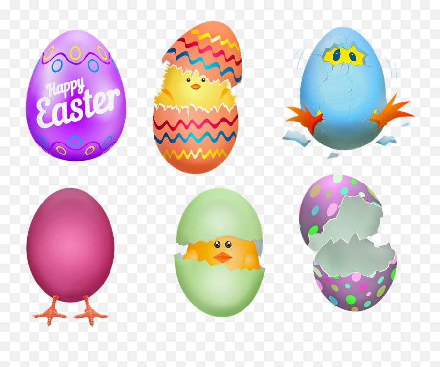 1000 Free Easter Eggs U0026 Easter Illustrations - Pixabay Cracked Easter Eggs Clipart Emoji,Emoticon Easter Basket