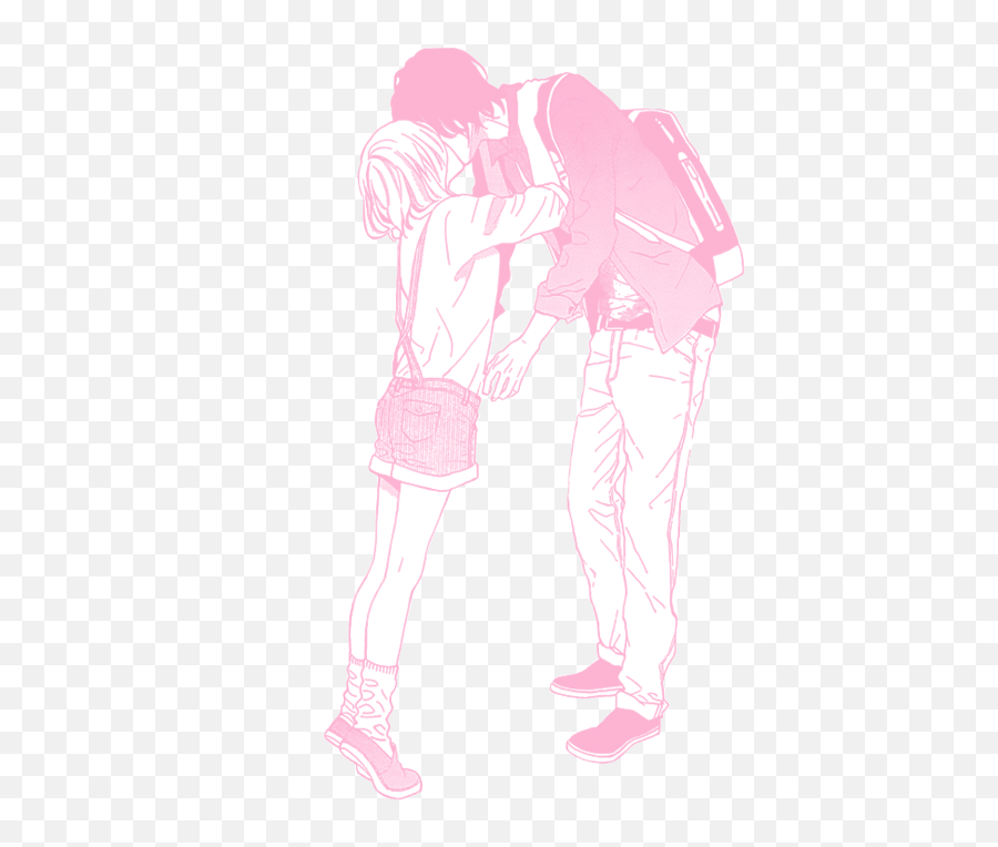 Largest Collection Of Free - Toedit Tumblr Couple Stickers On Anime Transparent Couple Emoji,Emotions Tumblt
