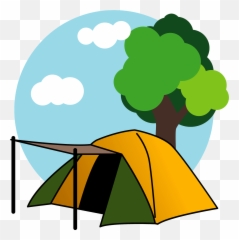 Camp Tent Clipart - Camping Emoji,Camping Emojis For Text Message