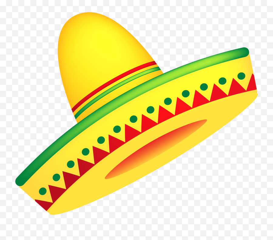 Mexican Sombrero Clipart Png Images - Clip Art Sombrero Png Emoji,Mexican Wearing Sombrero Emoticon