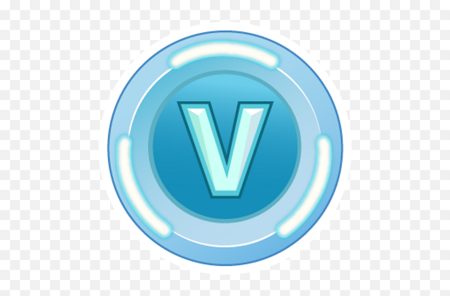 Fortnite V - Logo V Fortnite V Bucks Emoji,Fortnite Stickers Png Emoticon