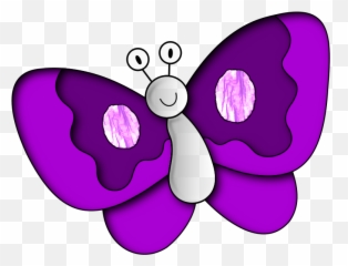 Purple Butterfly Clip Art - Clipartsco Paru Paro Clipart Emoji,Purple Butterfly Emojis