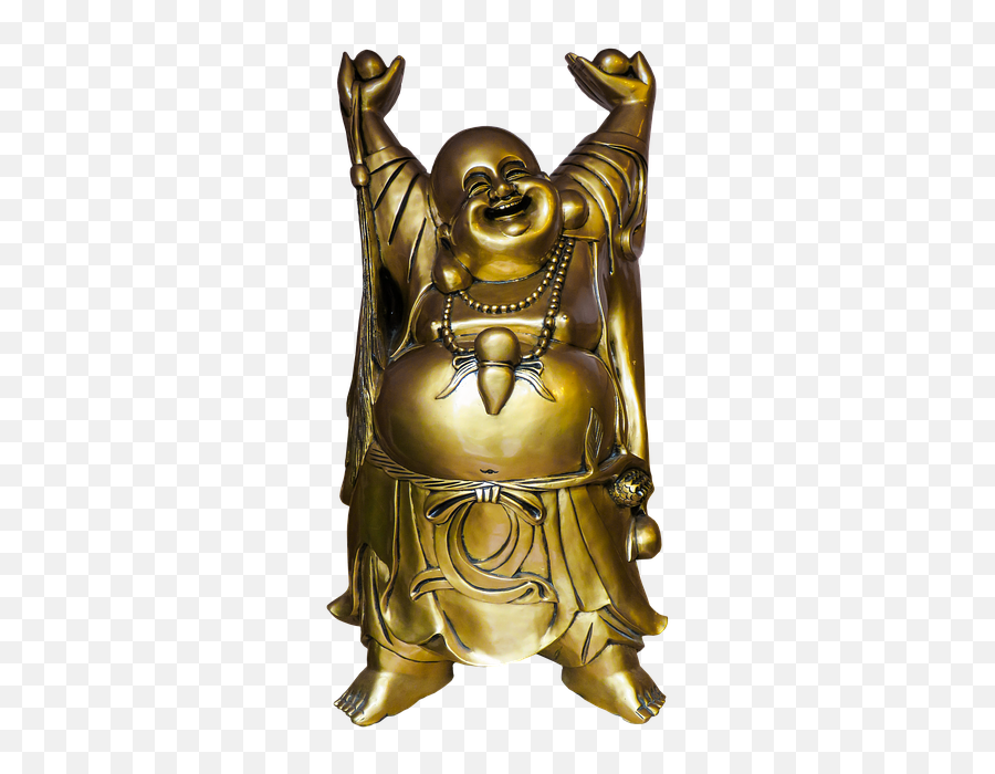 Free Photo Statue Religion Thailand - Happy Buddha Gold Statue Emoji,Bouddhism God Of Emotions