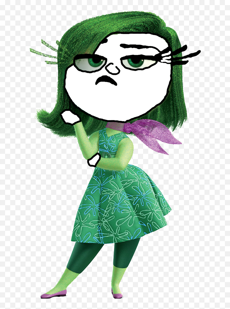 Disgust Inside Out Clipart - Envy From Inside Out Emoji,Inside Out Emoji