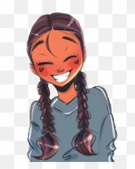 Girl Happy Sticker By Emoji,Pigtail Emoji For Facebook
