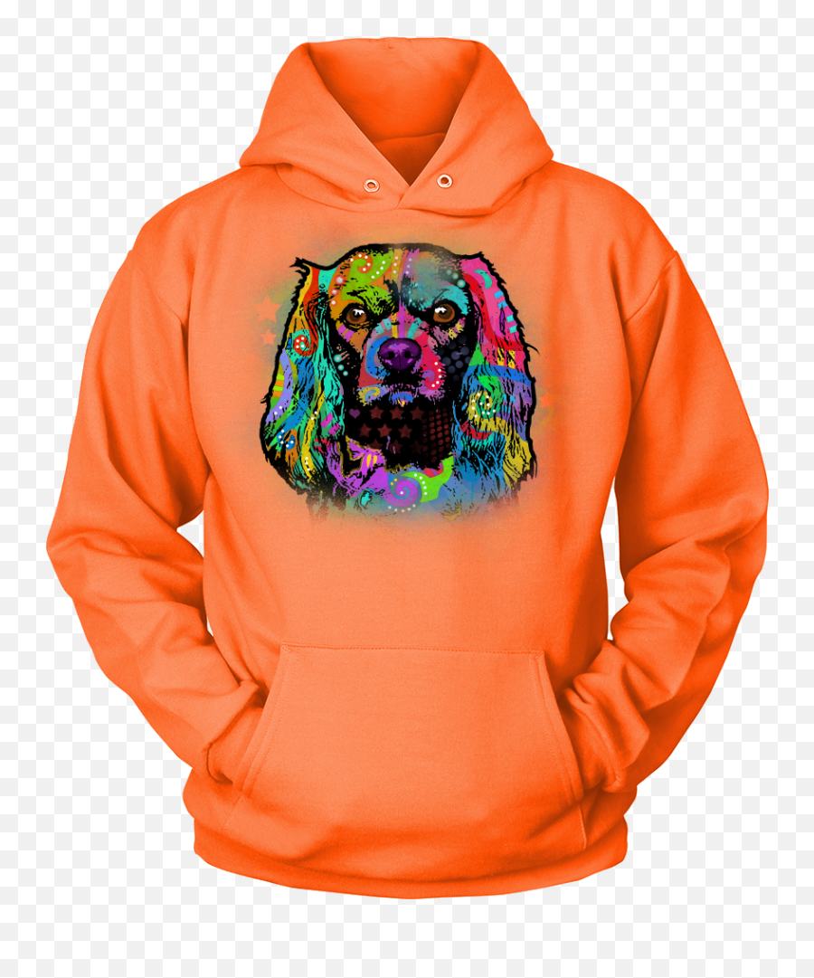 Cavalier King Charles Spaniel Hoodie - Pablo Escobar Hoodies Emoji,Cavalier King Charles Spaniel Sticker Emoji