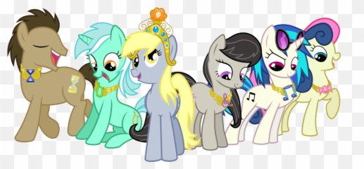 The Background Ponies Were The Mane Six - Background Ponies Elements Of Harmony Emoji,Copy And Paste My Little Pony Emojis