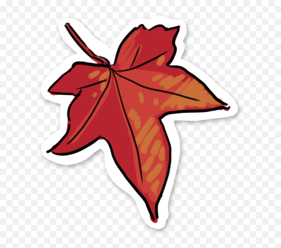 Sticker Leaf Png Clipart - Full Size Clipart 5266341 Clipart Leaf Sticker Emoji,Emoji Cdoloring Sh
