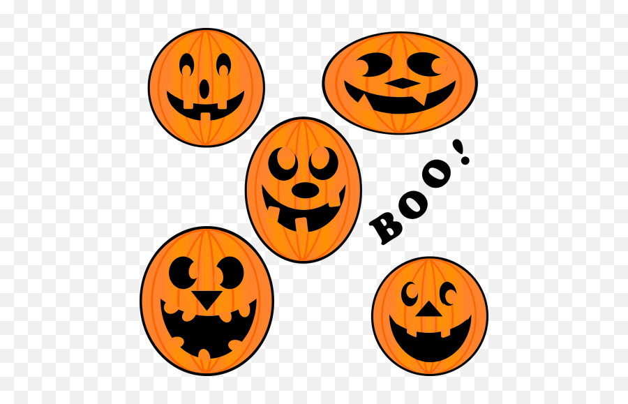 Halloween Jackolanterns - Openclipart Hallowheen Pumpkins Clipart Emoji,Emoticon Pumpkin Carving Pictures