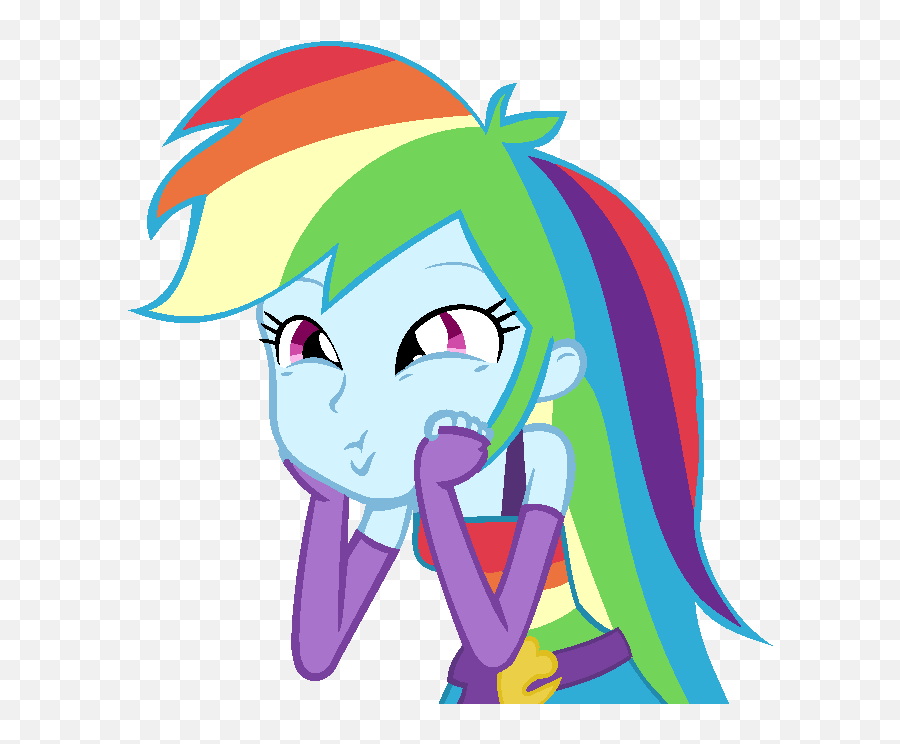 Image - Equestria Girl Baby Rainbow Dash Emoji,Rainbow Dash Awesomeface Emoticon