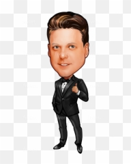 Draw Caricatures From Your Photo - Tuxedo Emoji,20 Characture Emotions