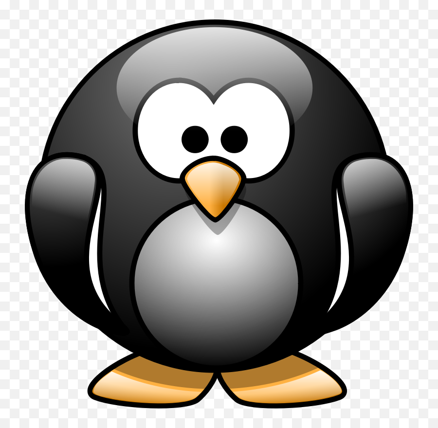 Moving Eyes Clipart - Clipart Suggest Cartoon Penguin Icon Png Emoji,Penguin Emojis Computer Art