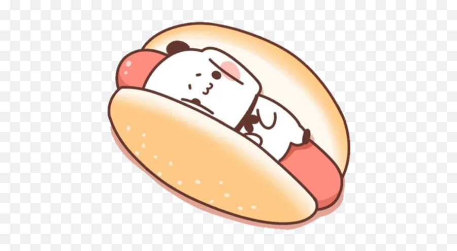 Pandabear2 By Lala - Sticker Maker For Whatsapp Emoji,Can You Find The Hot Dog Emoji