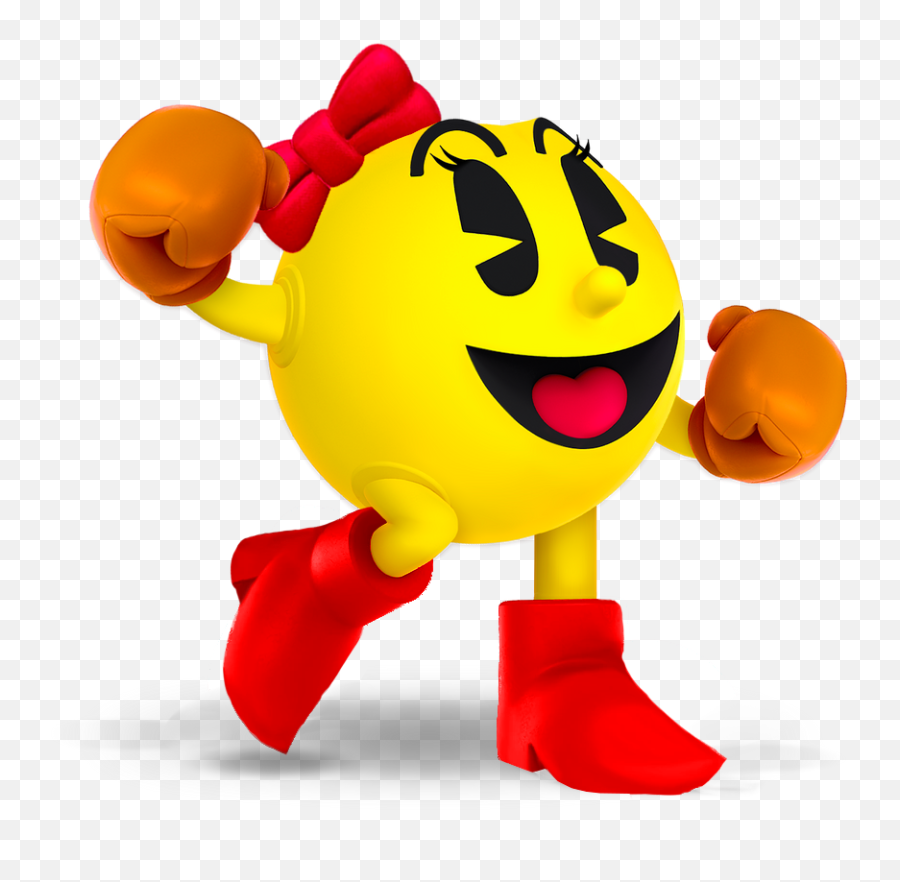 Ms Pac - Man Fantendo Game Ideas U0026 More Fandom Super Smash Bros Ultimate Ms Pac Man Emoji,Tt Emoticon