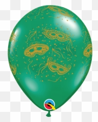 Mardi Gras 11 Inch Printed Balloons Balloon Place - Balloon Emoji,Mardi Gras Emojis