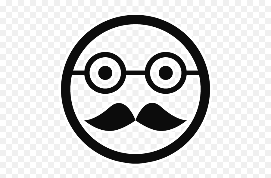 Download Free Picture Whatsapp Black Outline Emoji Icon,Mustache Emoji Iphone