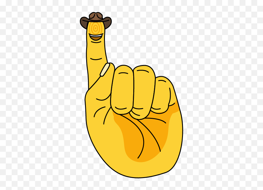 Fingees By Justin Shi Emoji,Pointer Finger Up Emoji