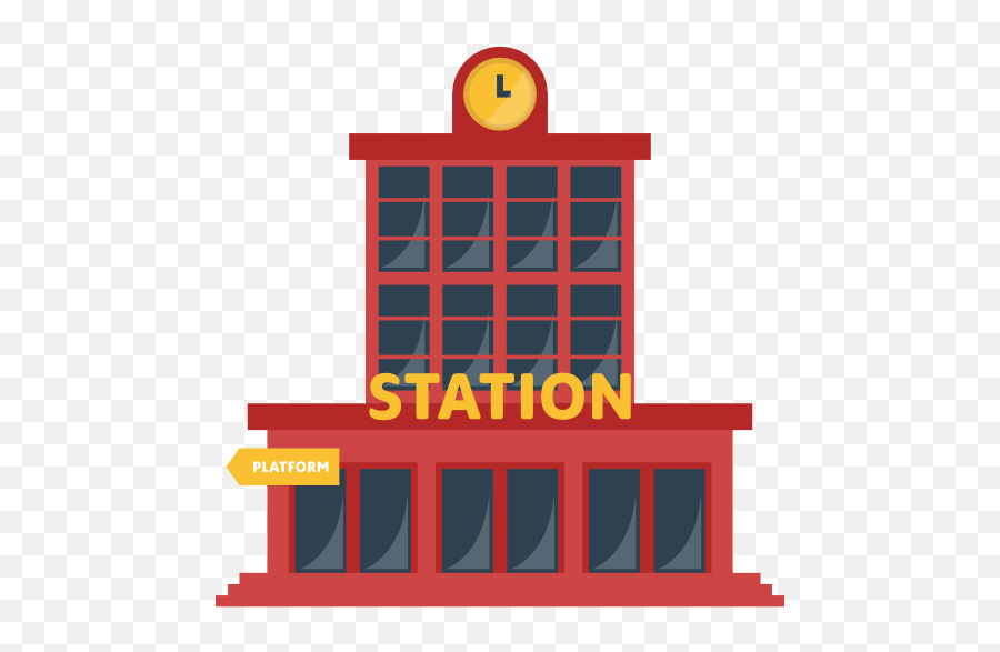 Train Station Png U0026 Free Train Stationpng Transparent - Train Station Vector Png Emoji,Railroad Emoji