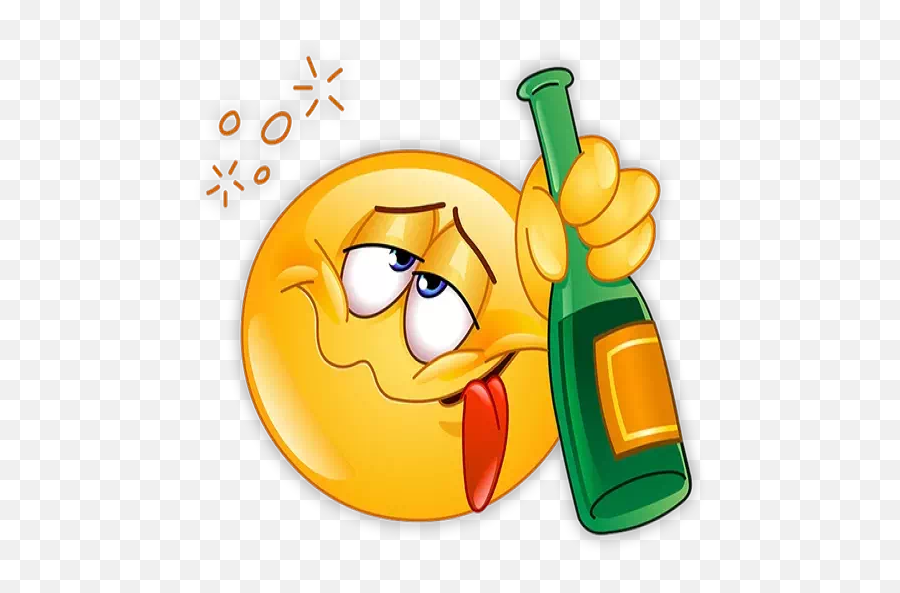 Emojis Old 1 Sticker För Whatsapp - Drunk Emoji,Old Emojis