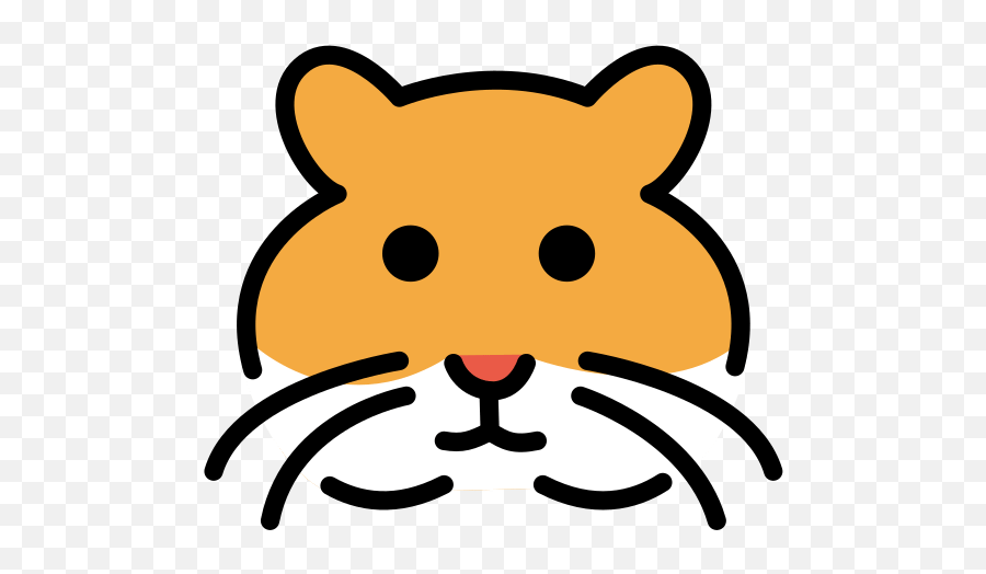 Hamster Emoji - Openmoji Hamster,Hamster Emoji