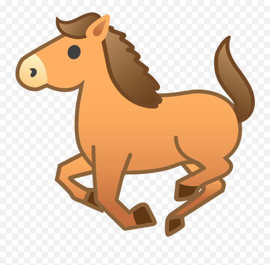 Noto Emoji Animals Nature Clipart - Full Size Clipart Horse Emoji,Lion Emoji