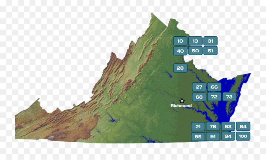 2019 House Competitive Districts Virginia Onair - Virginia Election Map 1984 Emoji,Emotion Solar Pmp