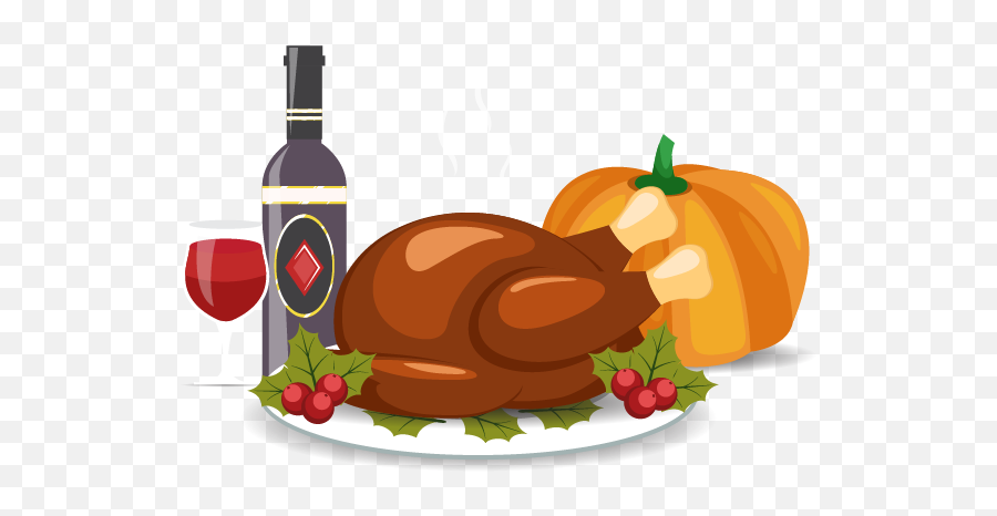 Thanksgiving Day - Stickers By Arturo Estrada De Leon Wine Glass Emoji,Thanksgiving Find The Emoji