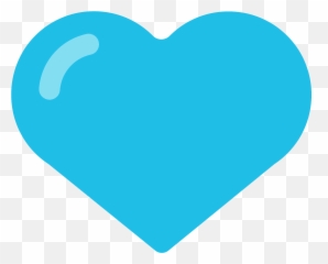 Blue Heart - Blue Heart Png Emoji,Blue Emoji