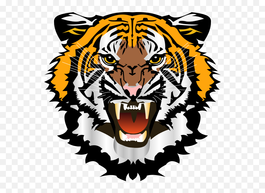 Tiger Head Logo Png - Tiger Face Png Emoji,Cute Tiger Emoji Transparent
