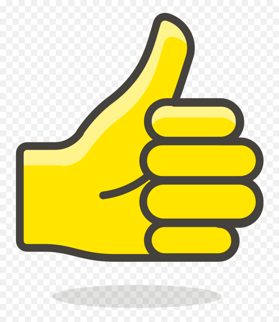 Thumbs Up Emoji Clipart - Emoji Icon Thumbs Up,Sunglasses Thumbs Up Emoji