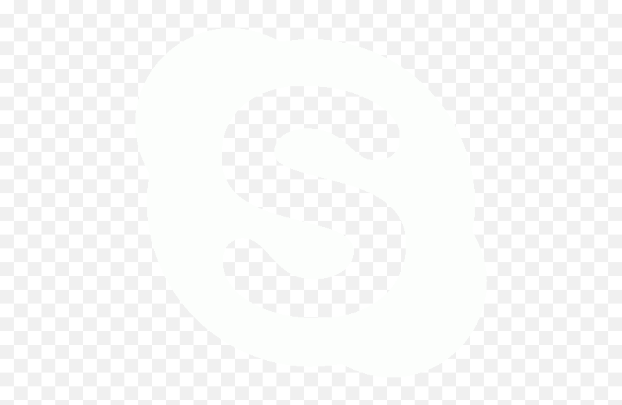White Skype Icon - White Transparent Background Skype Logo Emoji,Skype Heart Emoticon French Flag