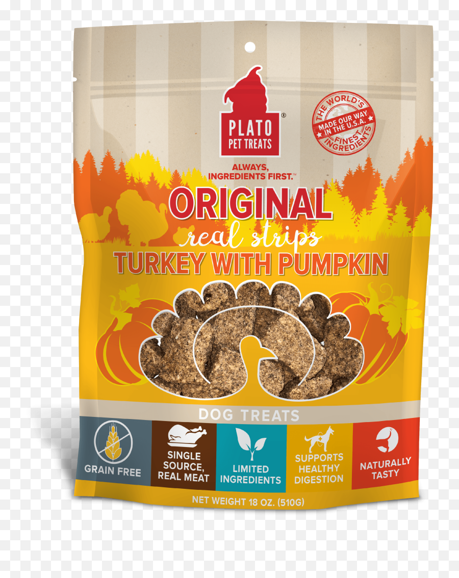 Pumpkin Grain - Plato Dog Treats Emoji,How To Ask Fkr Sex With Fruit Emoji