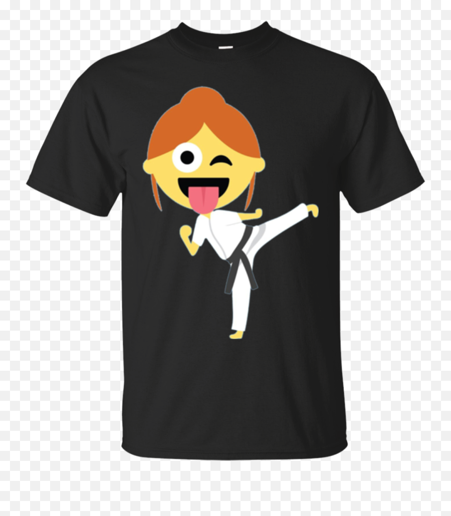 Karate Girl Flirt U0026 Kiss Emoji Shirt T - Shirt Tee Hoodie De Naruto Pain,Emojis Good For Flirting