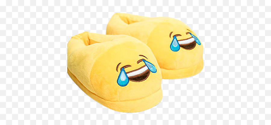 Kids Emoji Slippers Adorable Super Soft Emoji Fun Laughing - Happy,Super S Emoji