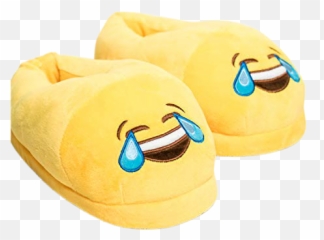 Kids Emoji Slippers Adorable Super Soft Emoji Fun Laughing - Happy,Super S Emoji
